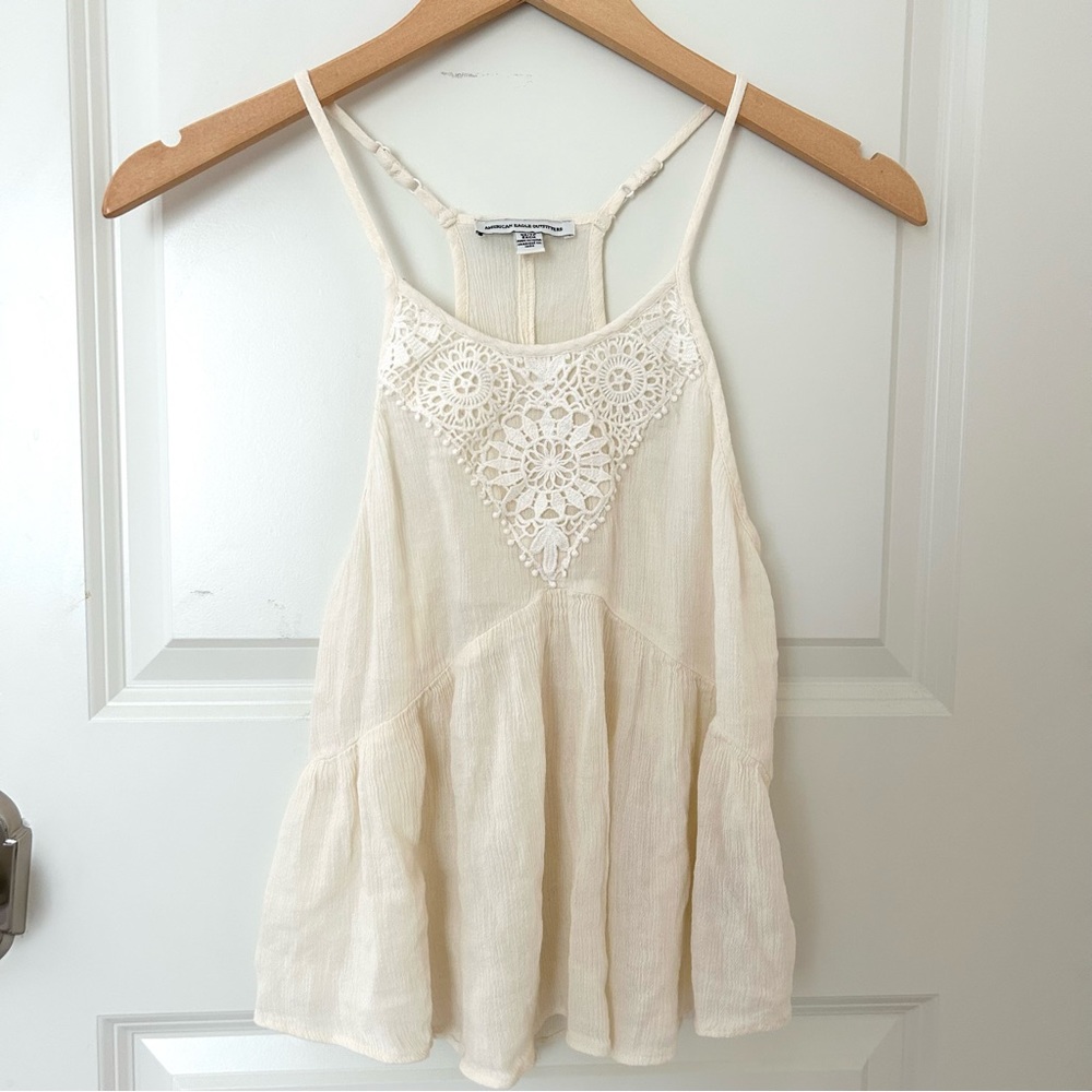 American Eagle Boho Halter Top